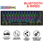 Armaggeddon Mech Keyboard BLUETOOTH/Wired Starling Blk - (MBA-61RB)