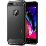 Spigen Rugged Armor Iphone 7 Plus 8 Plus Black Backcover - (043CS20485)