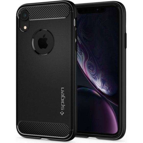 Spigen Rugged Armor Iphone Xr Black Backcover - (064CS24871)