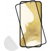 Idol 1991 Tempered Glass Samsung S22 Plus 5G 6.6'' 9H 0.25mm 3D Full Glue Semi Curved Finger Unlock Black + Squeezy Card - (5205308305047)