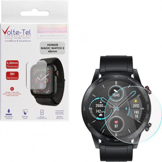 Volte-Tel Tempered Glass Honor Magic Watch 2 46mm 1.39'' 9H 0.30mm 2.5D Full Glue Full Cover - (5205308281020)