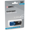 Emtec ������� ������ 32GB Usb 3.2 B110 Click Easy Blue - (ECMMD32GB113)