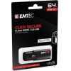 Emtec ������� ������ 64GB Usb 3.2 B120 Click Secure - (ECMMD64GB123)