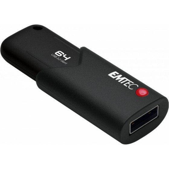 Emtec ������� ������ 64GB Usb 3.2 B120 Click Secure - (ECMMD64GB123)