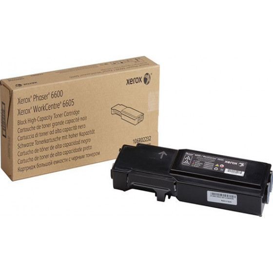 XEROX HIGH CAPACITY BLACK TONER - (106R02232)