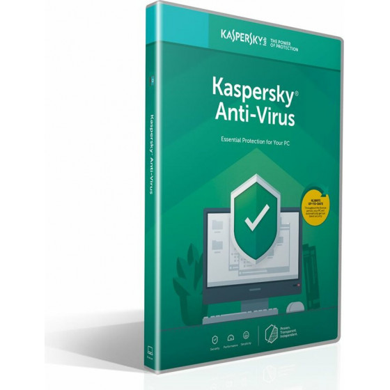 KASPERSKY ANTIVIRUS 2021 3-DS 1Y BOX - (KL1171O5CFS-21MSB)