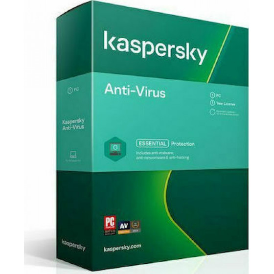 KASPERSKY AV 2021 1-USER 1Y BOX - (KL1171O5AFS-21MSB)