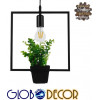 GloboStar FLOWERPOT �������� �������� ��������� ������ �������� 1 x E27 ����� ��������� �� ������������ ���� �30 x Y30cm - (10001211)