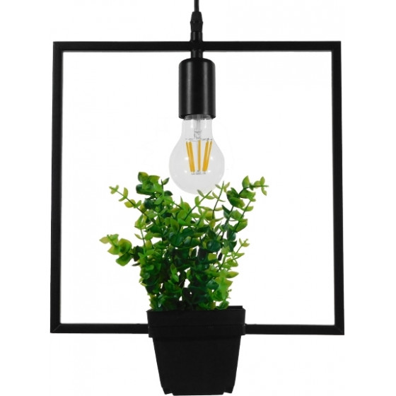 GloboStar FLOWERPOT �������� �������� ��������� ������ �������� 1 x E27 ����� ��������� �� ������������ ���� �30 x Y30cm - (10001211)