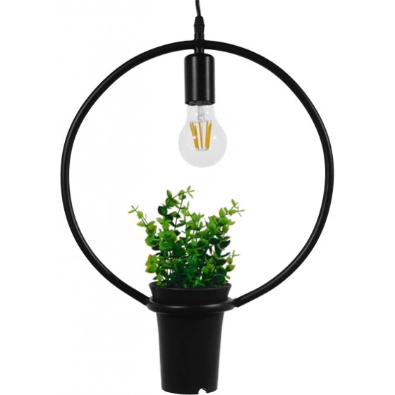 GloboStar FLOWERPOT �������� �������� ��������� ������ �������� 1 x E27 ����� ��������� �� ������������ ���� �30 x Y30cm - (10001212)