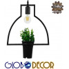 GloboStar FLOWERPOT �������� �������� ��������� ������ �������� 1 x E27 ����� ��������� �� ������������ ���� �34 x Y34cm - (10001209)