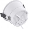 GloboStar PLUTO-B ������� Led Spot Downlight Trimless �10.4cm 15W 1875lm 38� Ac 220-240V IP20 �10.4 x �6.5cm - ��������� - ����� & Anti-Glare Honeycomb - ����� ����� 2700K - Bridgelux Cob - 5 Years Warranty - (60261)
