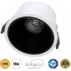 GloboStar PLUTO-B ������� Led Spot Downlight Trimless �10.4cm 15W 1875lm 38� Ac 220-240V IP20 �10.4 x �6.5cm - ��������� - ����� �� ����� �������� & Anti-Glare Honeycomb - ����� ����� 2700K - Bridgelux Cob - 5 Years Warranty - (60259)