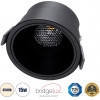 GloboStar PLUTO-B ������� Led Spot Downlight Trimless �10.4cm 15W 1950lm 38� Ac 220-240V IP20 �10.4 x �6.5cm - ��������� - ����� & Anti-Glare Honeycomb - ������ ����� 4500K - Bridgelux Cob - 5 Years Warranty - (60262)
