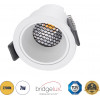 GloboStar PLUTO-S ������� Led Spot Downlight Trimless �6.4cm 7W 875lm 38� Ac 220-240V IP20 �6.4 x �4.9cm - ��������� - ����� & Anti-Glare Honeycomb - ����� ����� 2700K - Bridgelux Cob - 5 Years Warranty - (60249)