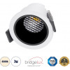 GloboStar PLUTO-S ������� Led Spot Downlight Trimless �6.4cm 7W 910lm 38� Ac 220-240V IP20 �6.4 x �4.9cm - ��������� - ����� �� ����� �������� & Anti-Glare Honeycomb - ������ ����� 4500K - Bridgelux Cob - 5 Years Warranty - (60246)