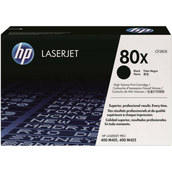 HP LASER 80� PRO 400 BLACK - (CF280X)