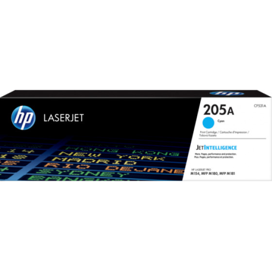 HP 205A Cyan LaserJet Toner 0.9K - (CF531A)