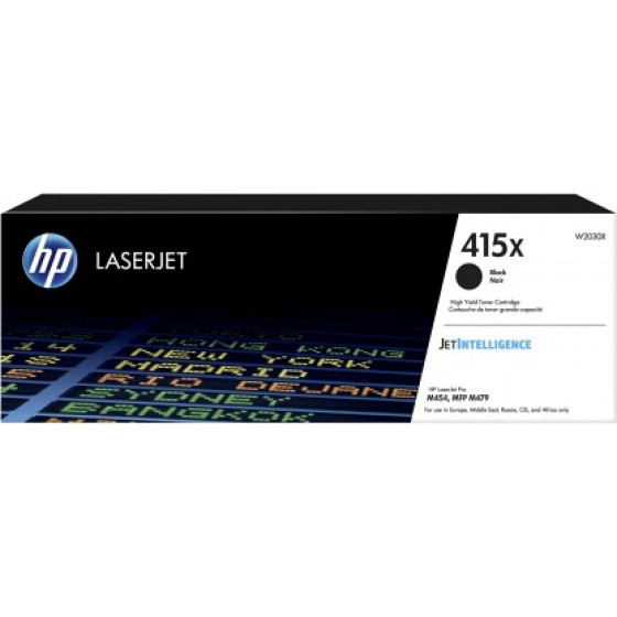 HP 415X Black LaserJet Toner - (W2030X)