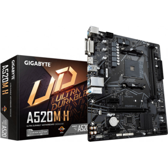 GIGABYTE A520M H - (GAA52MH-00-G)