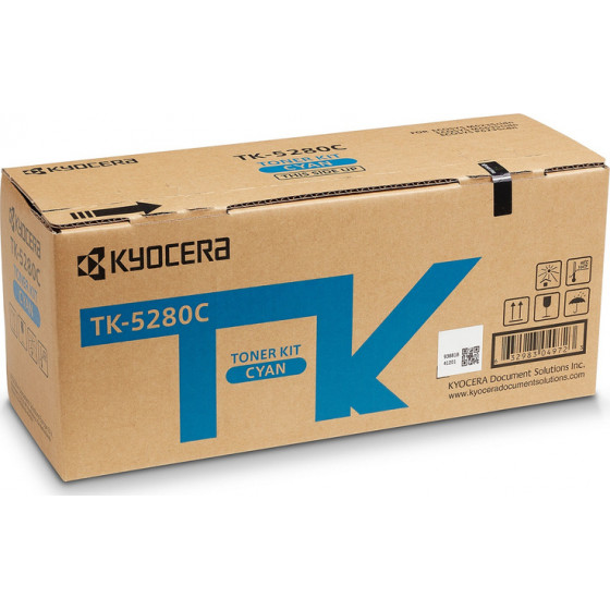 Kyocera Toner TK-5280 Cyan 11K - (1T02TWCNL0)