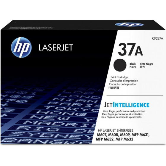 HP 37A LaserJet Black Toner (11k) - (CF237A)