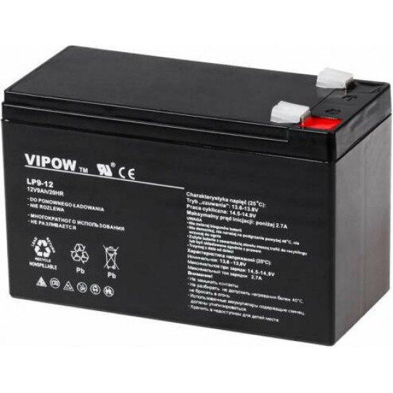 VIPOW �������� �������� GEL 12V 9Ah 151x65x94mm - (BAT0228)