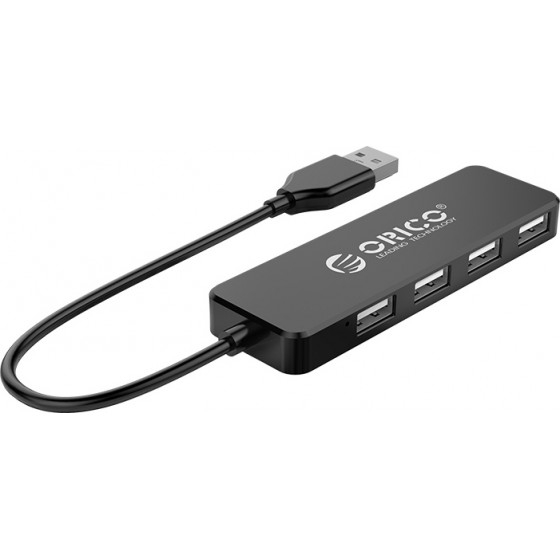 Orico Usb Hub FL01, 4x USB, ����� - (FL01-BK-BP)