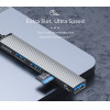 Orico USB-C Hub AH-12F, 3x Usb ports, Micro Sd port, ���� - (AH-12F-GY-BP)