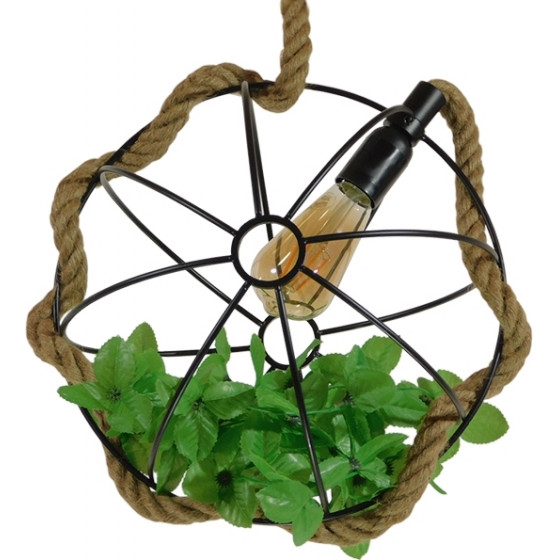 GloboStar BRADLEY Vintage Industrial �������� ��������� ������ �������� 1 x E27 ������ �� ���� ������ �33 x �33cm - (10001328)