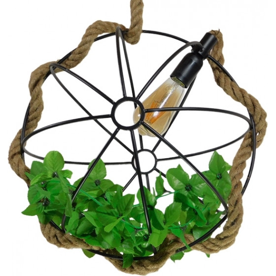 GloboStar BRADLEY Vintage Industrial �������� ��������� ������ �������� 1 x E27 ������ �� ���� ������ �42 x �42cm - (10001329)