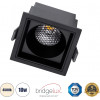 GloboStar PLUTO-M ������� Led Spot Downlight Trimless �8.4x�8.4cm 10W 1300lm 38� Ac 220-240V IP20 �8.4 x �8.4 x �5.9cm - ��������� - ����� & Anti-Glare Honeycomb - ������ ����� 4500K - Bridgelux Cob - 5 Years Warranty - (60274)