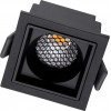 GloboStar PLUTO-S ������� Led Spot Downlight Trimless �6.4x�6.4cm 7W 875lm 38� Ac 220-240V IP20 �6.4 x �6.4 x �4.9cm - ��������� - ����� & Anti-Glare Honeycomb - ����� ����� 2700K - Bridgelux Cob - 5 Years Warranty - (60269)