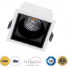 GloboStar PLUTO-M ������� Led Spot Downlight �8.4x�8.4cm 10W 1250lm 38� Ac 220-240V IP20 �8.4 x �8.4 x �5.9cm - ��������� - ����� �� ����� �������� & Anti-Glare Honeycomb - ����� ����� 2700K - Bridgelux Cob - 5 Years Warranty - (60271)