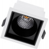 GloboStar PLUTO-M ������� Led Spot Downlight �8.4x�8.4cm 10W 1250lm 38� Ac 220-240V IP20 �8.4 x �8.4 x �5.9cm - ��������� - ����� �� ����� �������� & Anti-Glare Honeycomb - ����� ����� 2700K - Bridgelux Cob - 5 Years Warranty - (60271)