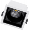 GloboStar PLUTO-M ������� Led Spot Downlight �8.4x�8.4cm 10W 1300lm 38� Ac 220-240V IP20 �8.4 x �8.4 x �5.9cm - ��������� - ����� �� ����� �������� & Anti-Glare Honeycomb - ������ ����� 4500K - Bridgelux Cob - 5 Years Warranty - (60270)