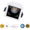 GloboStar PLUTO-S ������� Led Spot Downlight �6.4x�6.4cm 7W 875lm 38� Ac 220-240V IP20 �6.4 x �6.4 x �4.9cm - ��������� - ����� �� ����� �������� & Anti-Glare Honeycomb - ����� ����� 2700K - Bridgelux Cob - 5 Years Warranty - (60265)
