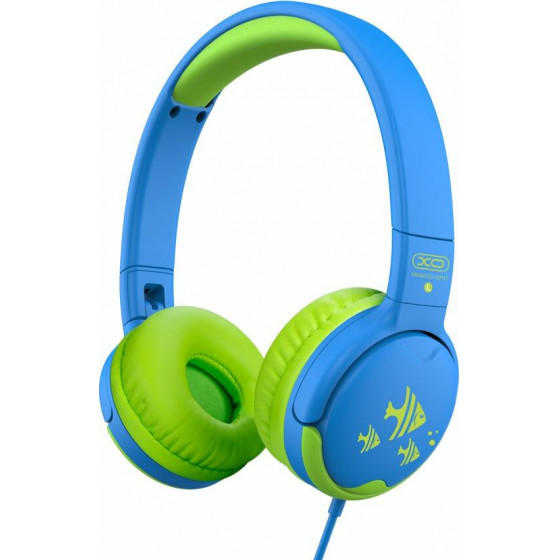 XO EP47 Kids Study Wired Blue-green