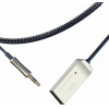 XO NBR202 Bluetooth receiving cable (Bluetooth adapter cable,No charging function), coil 105mm, 135mm at both ends