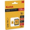 Kodak Memory Card Microsd UHS-I U1 Premium Performance 128GB Class 10 With Adapter V10 A1 - (EKMSDM128GXC10)
