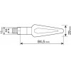 Lampa ���� Moto Nicon Halo ����� 12V �������� 10W 84,5x29mm 2���.
