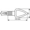 Lampa ���� ������� Focal 12V 21W (78x37mm) Carbon -2 ���. - (90066)