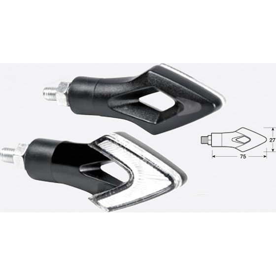 Lampa ���� ���� Lum Led 12V 75x27mm ����� 2 ���. - (90470)