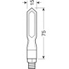 Lampa ���� ���� Piercer Sq 12V ����� Smd Led 75x15mm 2���. - (90479)
