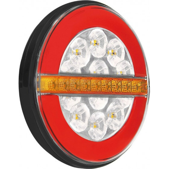 Lampa ��� ���� �������� 12/24V DYNAMIC-O 140 Mm �� 29 Led 3 ������� ������/����/Stop (�������/���������/�����) - 1 ���. - (41548)