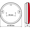 Lampa ��� ���� �������� 12/24V DYNAMIC-O 140 Mm �� 29 Led 3 ������� �������/������/���� (�������/���������) - 1 ���. - (41550)