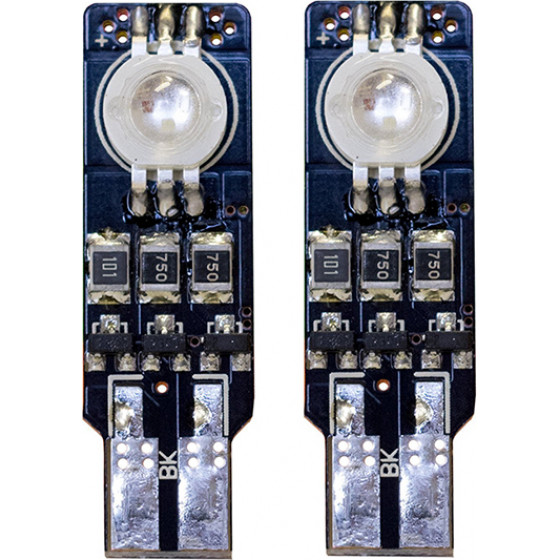 Simoni Racing T10 12V CAN-Bus Multicolor Led ������� 2���. - (T10/F)