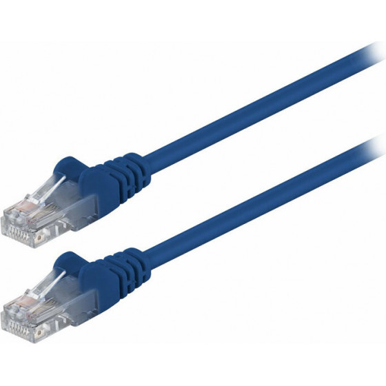 Goobay 68355 Cat 5e Patch cable, U/UTP, 2.00m blue