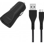 ENERGIZER DC1ALMCM CAR CHARGER LW 1A +MicroUSB Cable Black