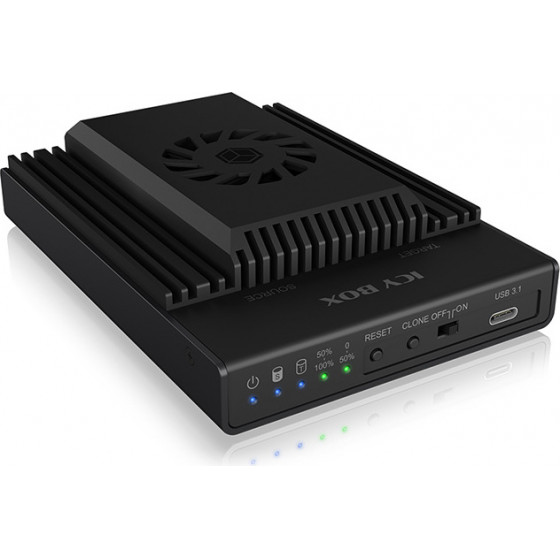 RAIDSONIC ICY BOX IB-2912MCL-C31 USB Type-C CloneStation for M.2 NVMe SSD